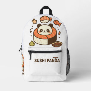 Sushi Panda Bedruckter Rucksack