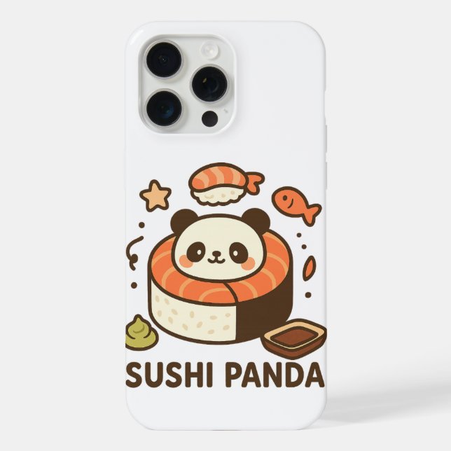 Sushi Panda iPhone Hülle (Rückseite)