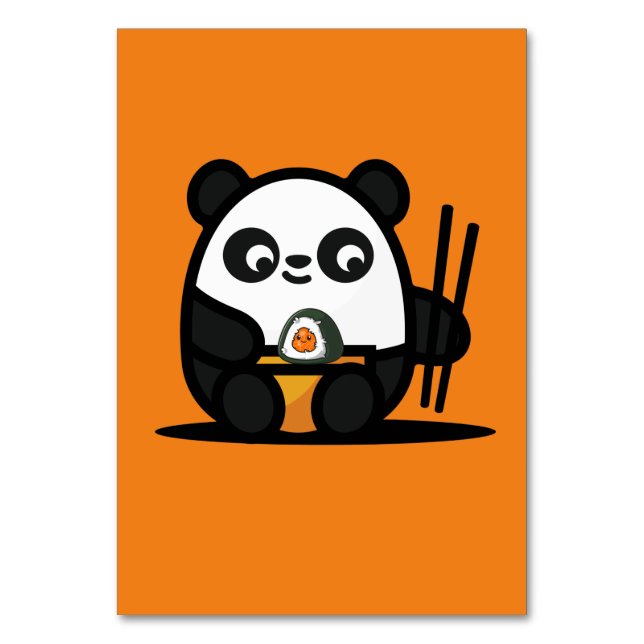 Sushi Panda Tischnummer (Vorderseite)