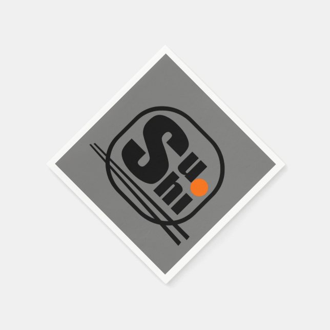 Sushi Paper Napkins Serviette (Ecke)