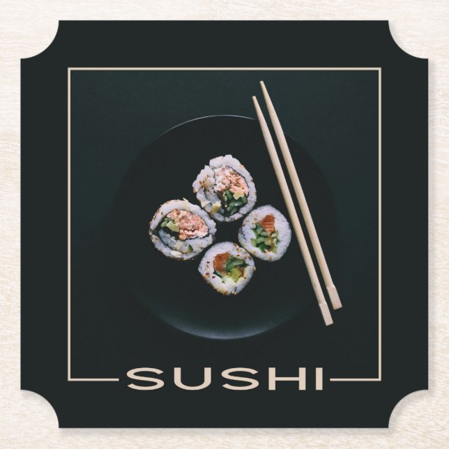 Sushi Paper Untersetzer (Vorderseite)