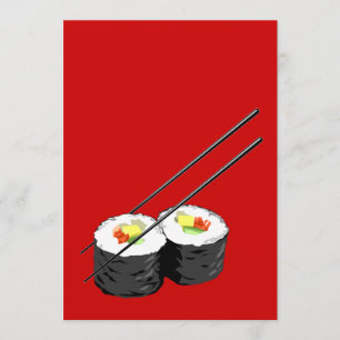 Sushi-Party Einladung