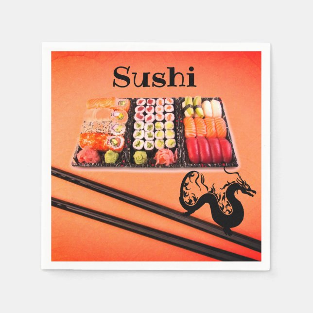 Sushi Party Napkins Serviette (Vorderseite)