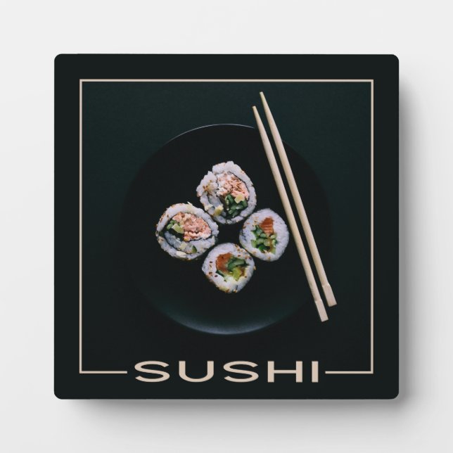 Sushi-Plakette Fotoplatte (Vorderseite)