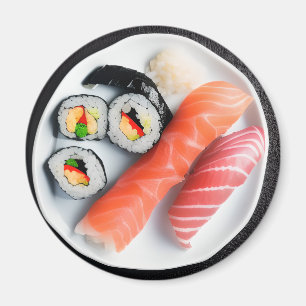 Sushi-Platte   Realistisches Essen Magnet