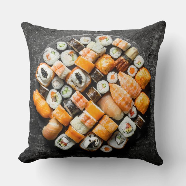 Sushi Platter Kissen (Vorderseite)