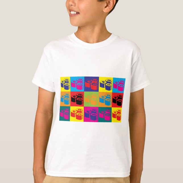 Sushi-Pop-Kunst T-Shirt (Vorderseite)