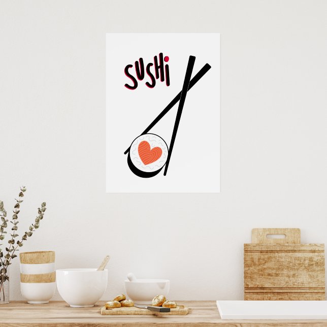 Sushi Poster (Küche)