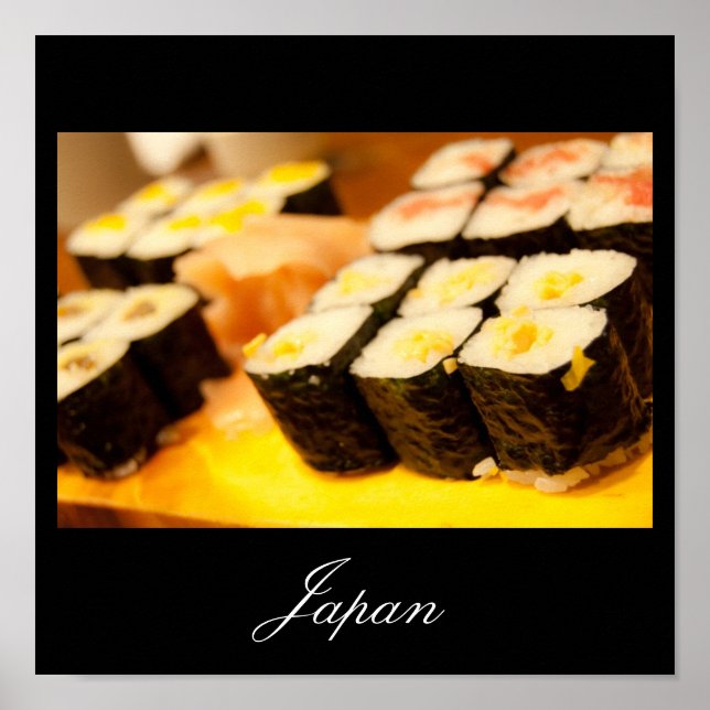 Sushi-Poster in Japan Poster (Vorne)