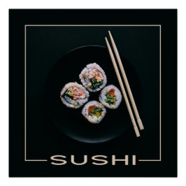 Sushi-Poster Poster