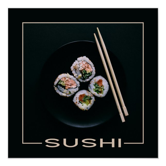 Sushi-Poster Poster (Vorderseite)