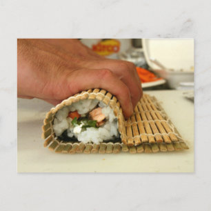 Sushi Postkarte