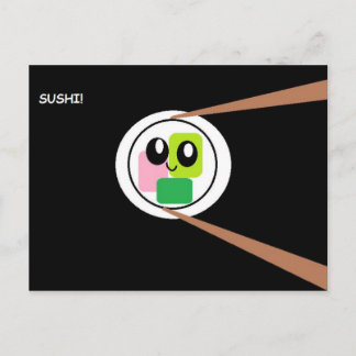 Sushi Postkarte