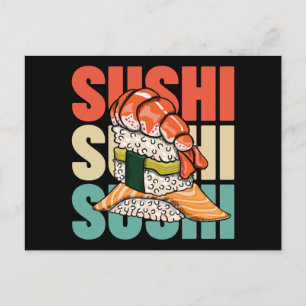 Sushi Postkarte