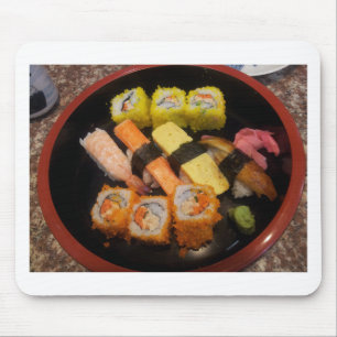 Sushi Raw Food Japanisches Essen Köstlich Serviere Mousepad