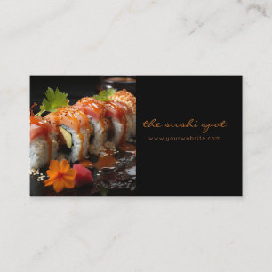 Sushi Restaurant Sushi Koch Business Card Visitenkarte