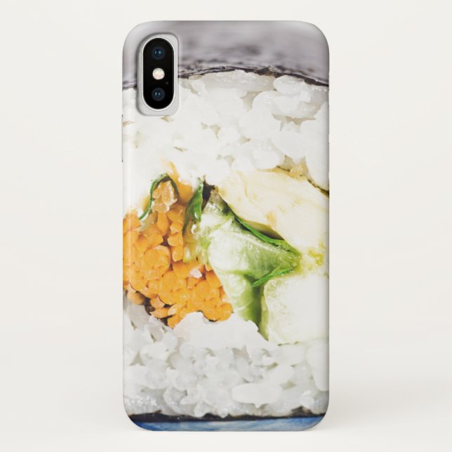 Sushi roll Fisch und Reis Case-Mate iPhone Hülle (Rückseite)