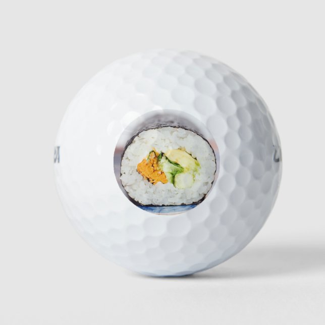Sushi roll Fisch und Reis Golfball (Vorderseite)