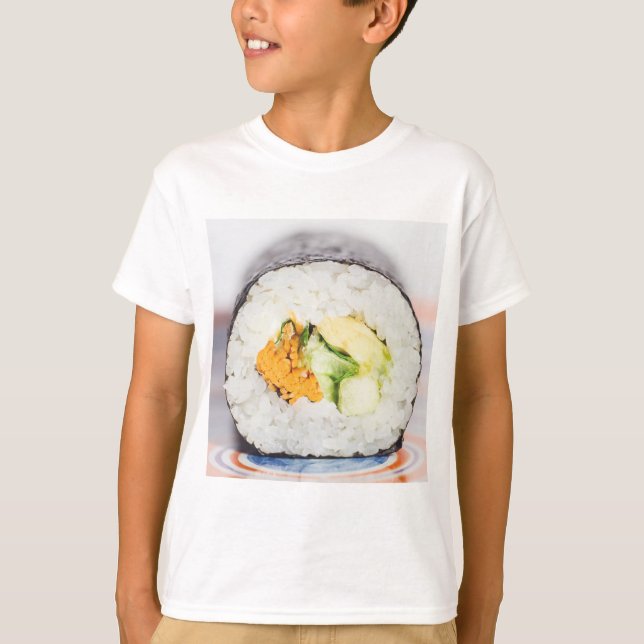 Sushi roll Fisch und Reis T-Shirt (Vorderseite)