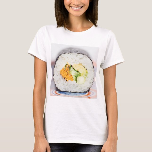 Sushi roll Fisch und Reis T-Shirt (Vorderseite)