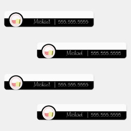 Sushi Roll School Lunch Name Number Labels Etiketten