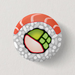 Sushi-Rolle Button