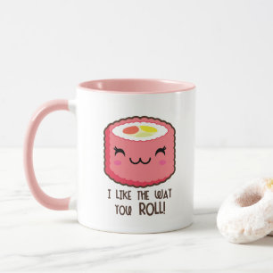 Sushi-Rolle Emoji Tasse