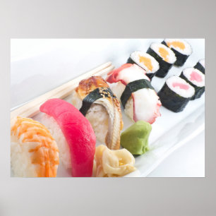 Sushi Sashimi Platter Poster