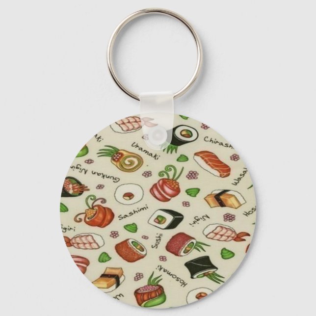 Sushi Schlüsselanhänger (Vorderseite)