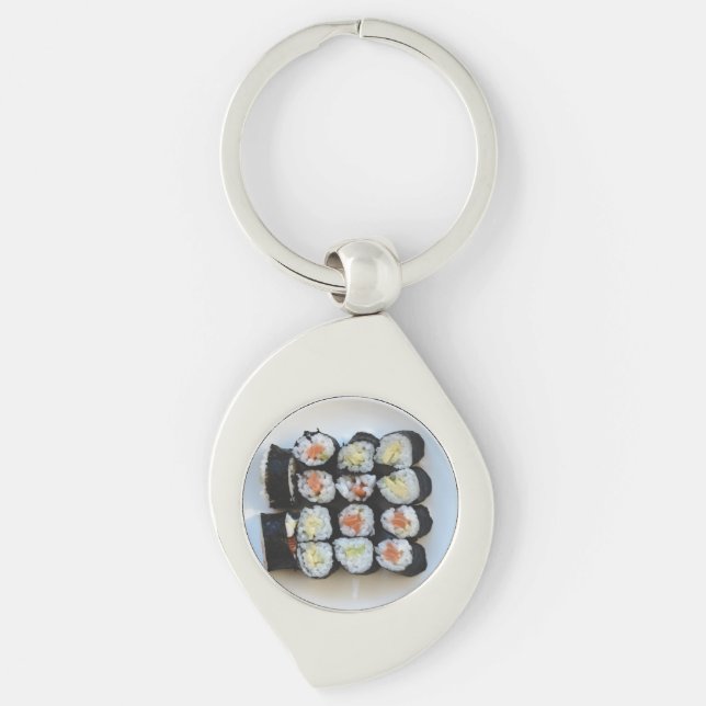 Sushi-Schlüsselkette Schlüsselanhänger (Vorderseite)