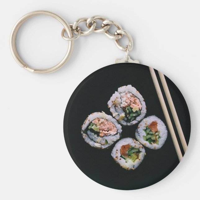 Sushi-Schlüsselkette Schlüsselanhänger (Vorne)