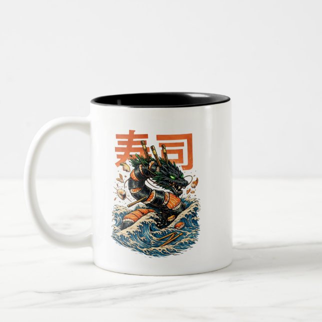 SUSHI SEA DRAGON ZWEIFARBIGE TASSE (Links)