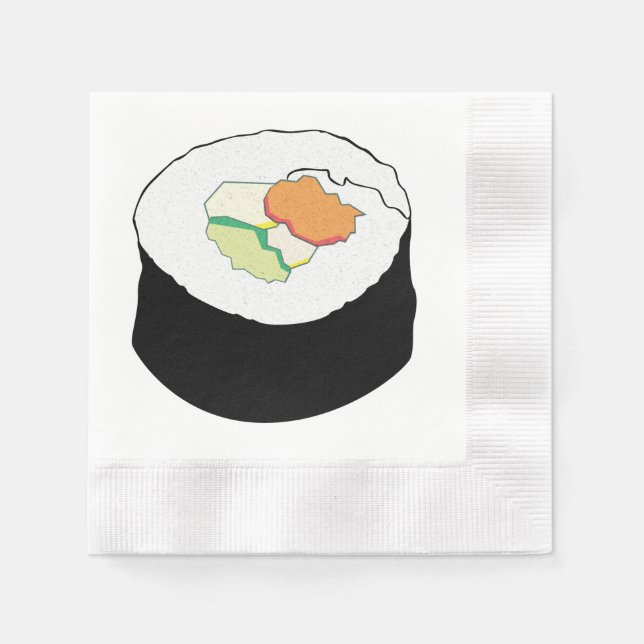 SUSHI SERVIETTE (Vorderseite)