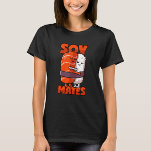 Sushi Soul Mates with Soy Sauce Pub T-Shirt