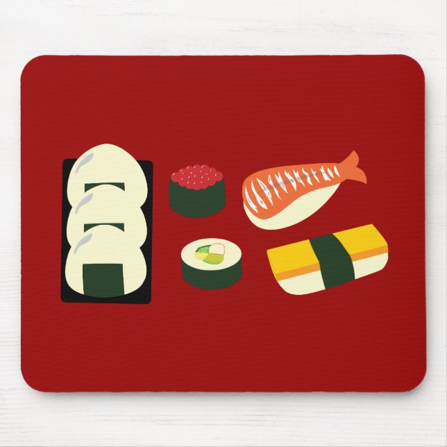 Sushi-Spaß Mousepad (Vorne)