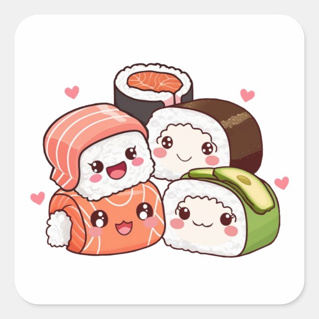 Sushi Stack Sticker (Vorderseite)