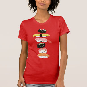 Sushi-Stapel - Spaß-Turm der Kawaii Sushi-Freunde T-Shirt