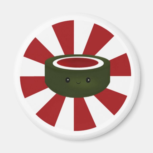 Sushi Star - White Magnet (Vorne)