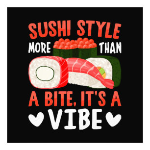 Sushi-Stil mehr als ein Biss Fotodruck