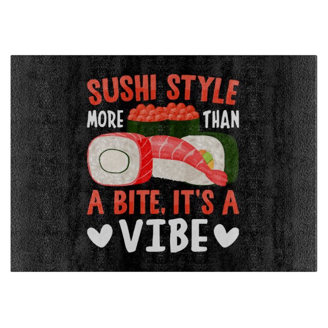 Sushi Stil mehr als ein Biss Schneidebrett (Vorderseite)