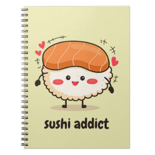 Sushi-Süchtig Notizblock