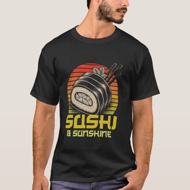 Sushi & Sunshine Sushi Lover Küche T-Shirt (Vorderseite)
