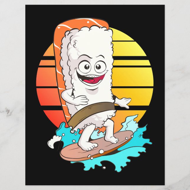 Sushi surfen (Vorderseite)