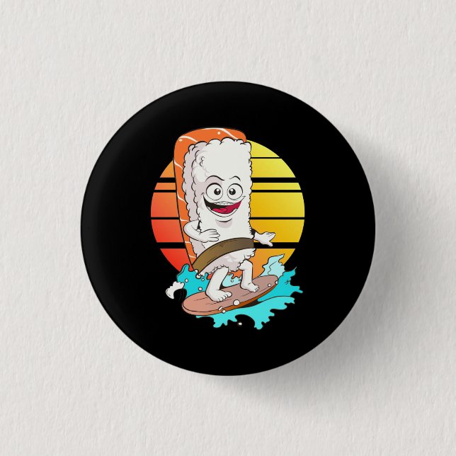 Sushi surfen button (Vorderseite)