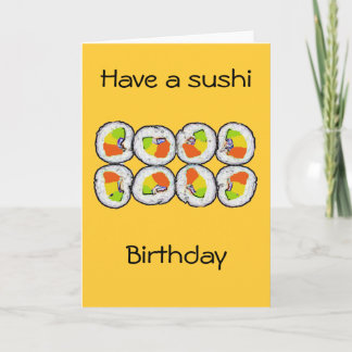 Sushi Sushi Card Karte