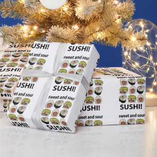 Sushi Süß-Sauer Sushi Geschenkpapier