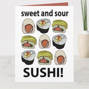 Sushi Sweet und Sour Sushi Karte