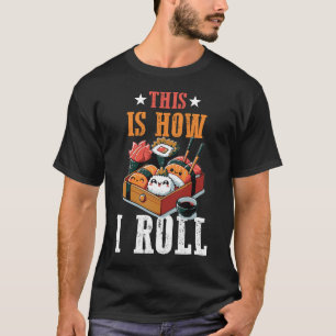 Sushi T-Shirt-Produzent-Mockup T-Shirt