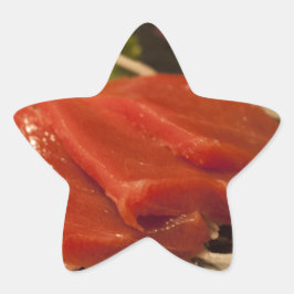 Sushi Thunfisch Party Time Fish Food Stern-Aufkleber