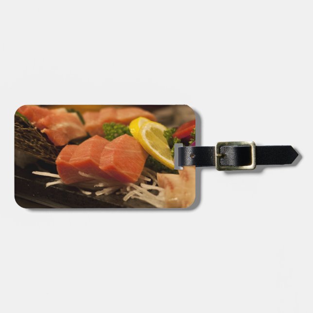 Sushi Time Thunfisch Party Fisch Gepäckanhänger (Vorderseite horizontal)
